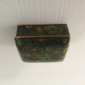 Green Cloisonné Jewelry Box