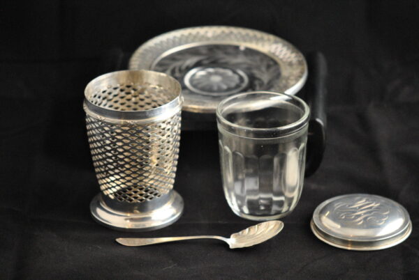Sterling Silver Jam Jelly Jar by Meriden Britannia