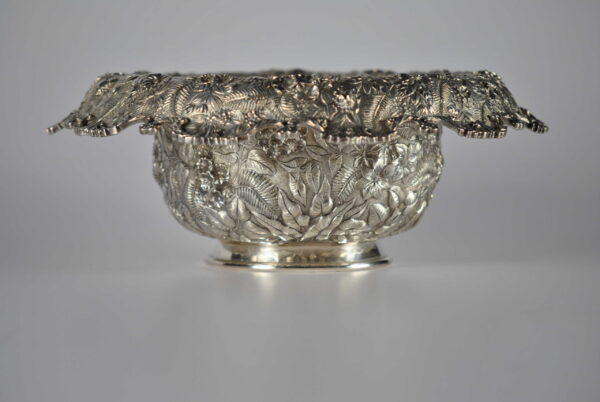 Sterling Silver Repousse Bowl by S Kirk & Son