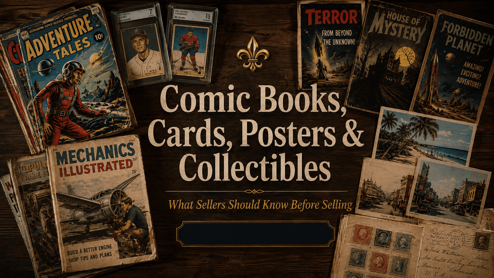 Comic Books, Cards, Posters & Collectibles- What Sellers Should Know